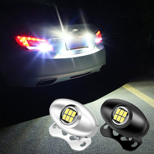 Car Adjustable LED Super Bright Flashing Reversing Light (Silver) by buy2fix
