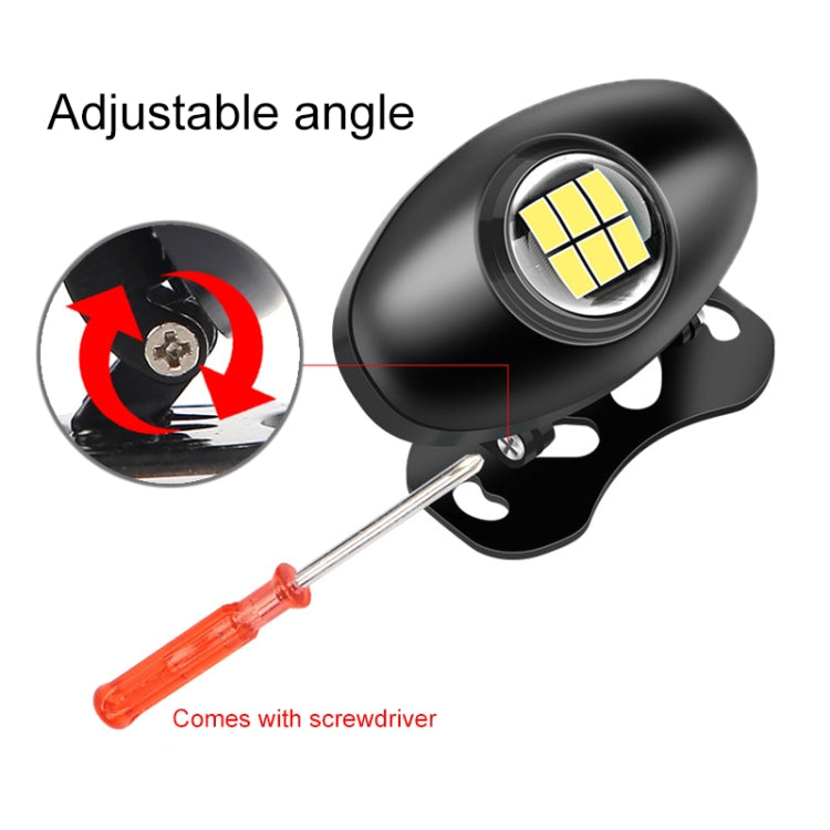 Car Adjustable LED Super Bright Reversing Light (Silver) - Warning Lights by buy2fix | Online Shopping UK | buy2fix