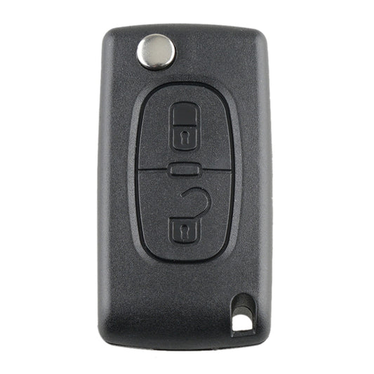 For PEUGEOT 2 Buttons Intelligent Remote Control Car Key with PCF7961 Integrated Chip & Battery & Holder & Slotted Key Blade & FSK Signal, Frequency: 433MHz - Remote Car Key by buy2fix | Online Shopping UK | buy2fix