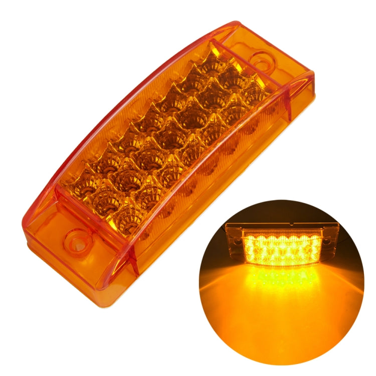 MK-142 DC12V-24V 21LEDs Car Tail Light Running Water Flashing Edge Light (Yellow Light) - Dome Lights by buy2fix | Online Shopping UK | buy2fix