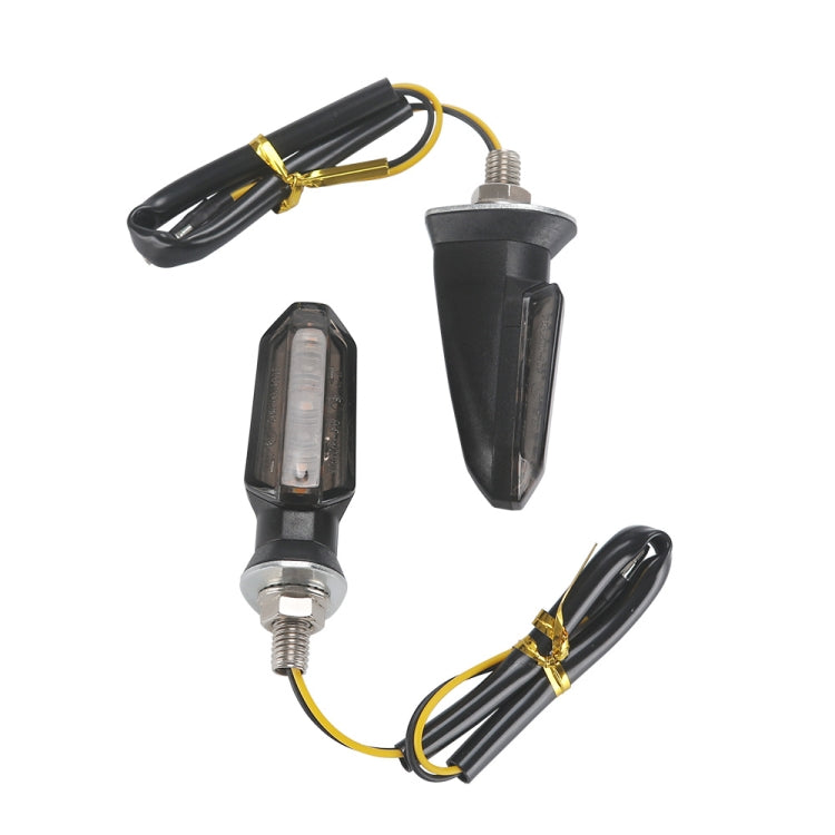 4 PCS MK-200 3LED Highlight Motorcycle Turn Signal Light (Black) - Signal Lights by buy2fix | Online Shopping UK | buy2fix