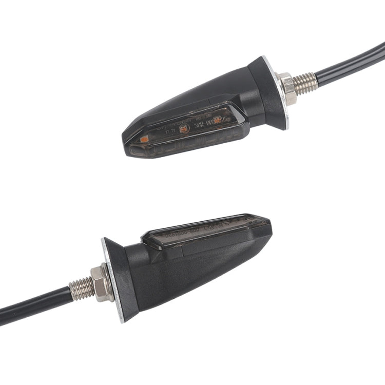 4 PCS MK-200 3LED Highlight Motorcycle Turn Signal Light (Black) - Signal Lights by buy2fix | Online Shopping UK | buy2fix