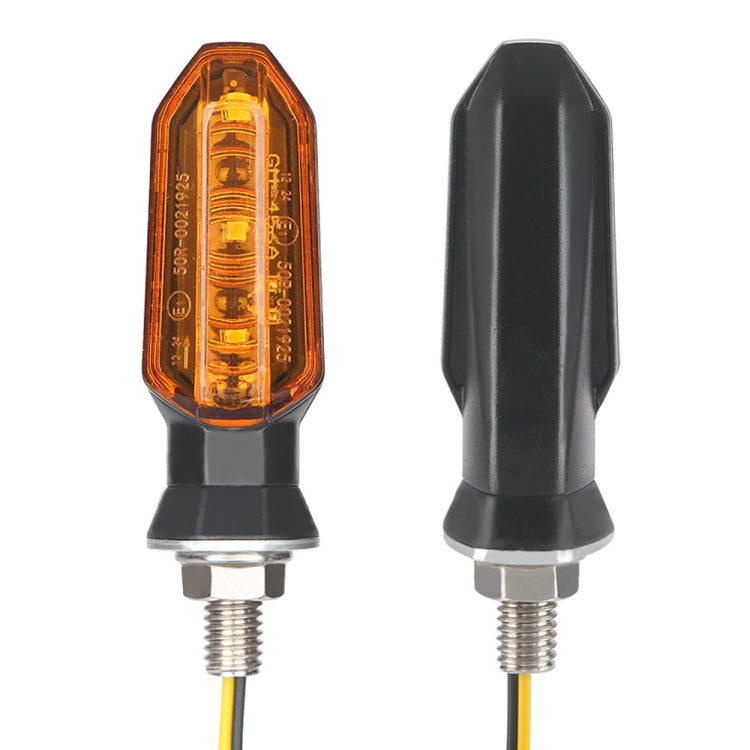 4 PCS MK-200 3LED Highlight Motorcycle Turn Signal Light (Yellow) - Signal Lights by buy2fix | Online Shopping UK | buy2fix