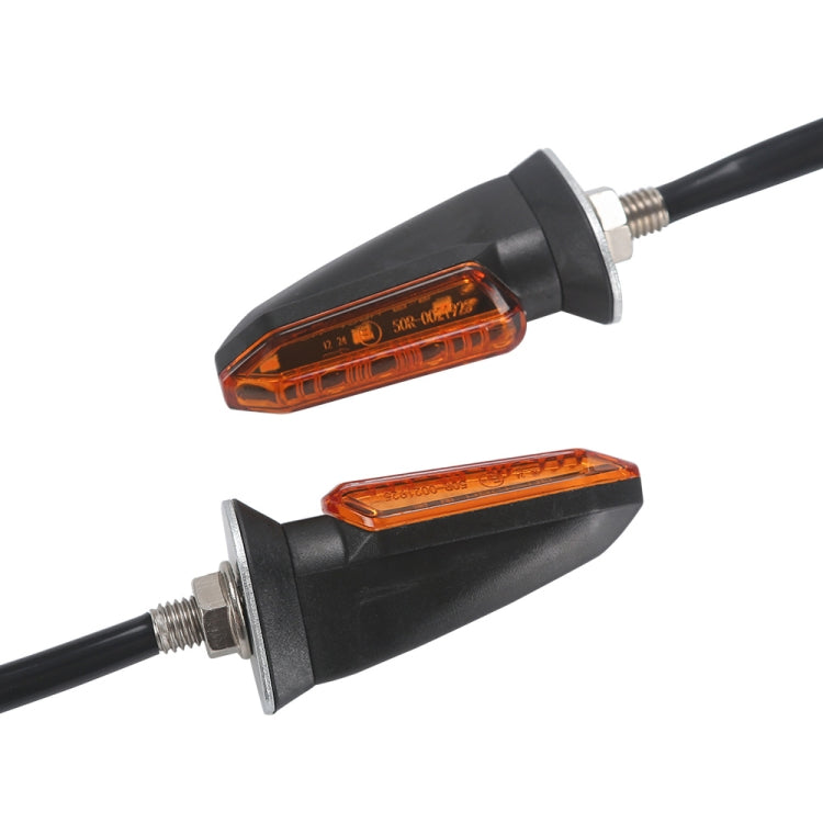 4 PCS MK-200 3LED Highlight Motorcycle Turn Signal Light (Yellow) - Signal Lights by buy2fix | Online Shopping UK | buy2fix