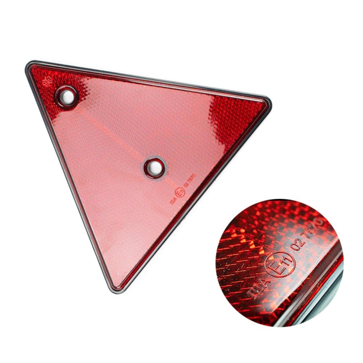 5 PCS MK-292 Trucks Trailers RV IP67 Waterproof Triangular Red Reflector - Reflective Material by buy2fix | Online Shopping UK | buy2fix