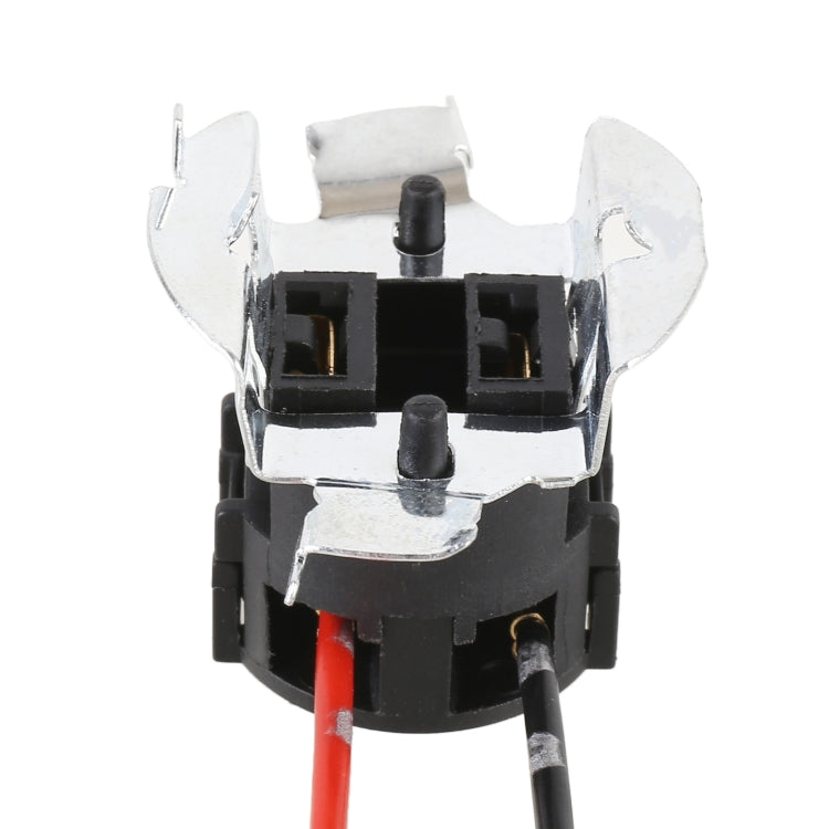 1 Pair TK-305 H7 Halogen Lamp Socket Car Bulb Holder Base with Cable - Wires by buy2fix | Online Shopping UK | buy2fix