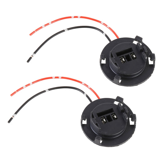 1 Pair TK-306 H7 Halogen Lamp Socket Car Bulb Holder Base with Cable for Hyundai Tucson 2017 / Kia Carnival - Wires by buy2fix | Online Shopping UK | buy2fix