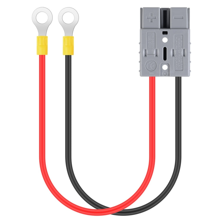 50A 600V Battery Charger Battery Quick Disconnect Plug Trailer Winch Plug with 1FT Cable (Turn O Connector) - DIY Cables by buy2fix | Online Shopping UK | buy2fix