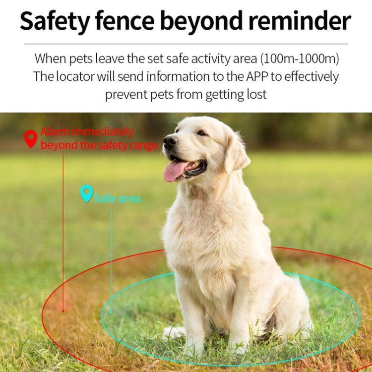 P03 2G Waterproof Pet GPS Tracker GPS+AGPS+WiFi+LBS Locator - Pet Tracker by buy2fix | Online Shopping UK | buy2fix