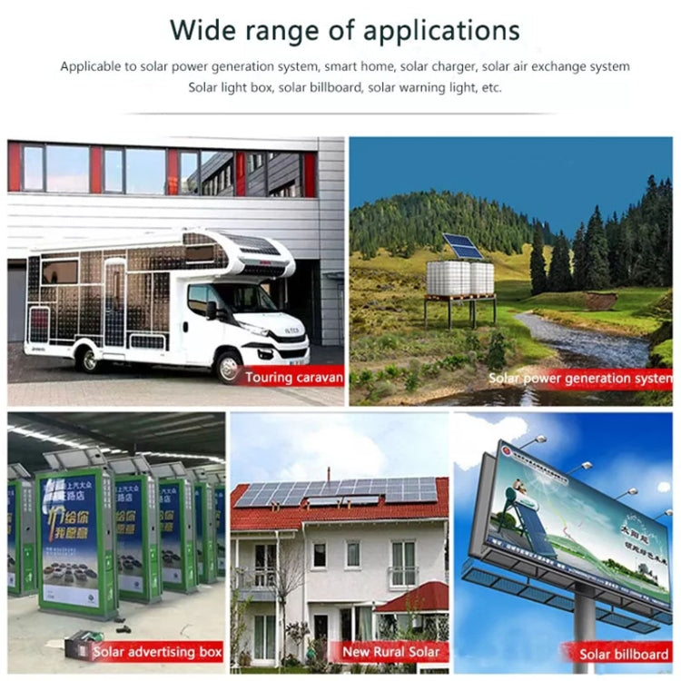 10A Solar Charge Controller 12V / 24V Lithium Lead-Acid Battery Charge Discharge PV Controller by buy2fix