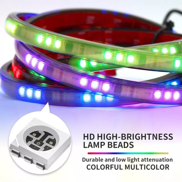 S20-200CM 200cm DC12V-24V Car Rear LED RGB Daytime Running Lights Strip Colorful Lamp - Running Lights by buy2fix | Online Shopping UK | buy2fix