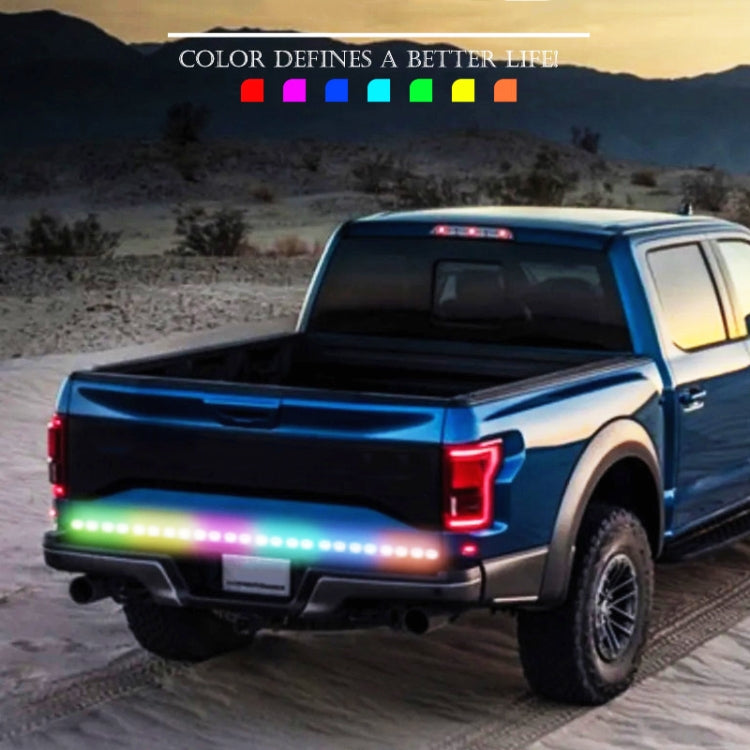 S20-200CM 200cm DC12V-24V Car Rear LED RGB Daytime Running Lights Strip Colorful Lamp - Running Lights by buy2fix | Online Shopping UK | buy2fix