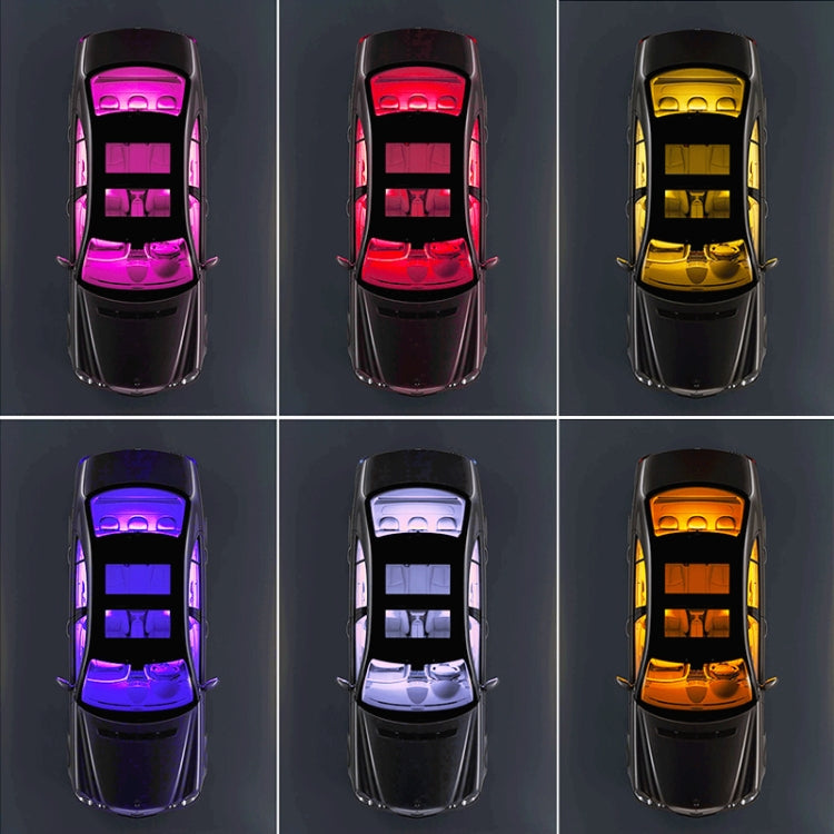 Y12 Cigarette Lighter Car Colorful RGB Foot LED Atmosphere Light - Atmosphere lights by buy2fix | Online Shopping UK | buy2fix