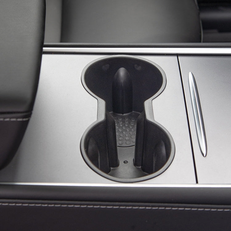 SHUNWEI SD-1054 Car Water Cup Holder for Tesla Model 3 / Y 2021-2022(Black) - Car Drink Holders by SHUNWEI | Online Shopping UK | buy2fix