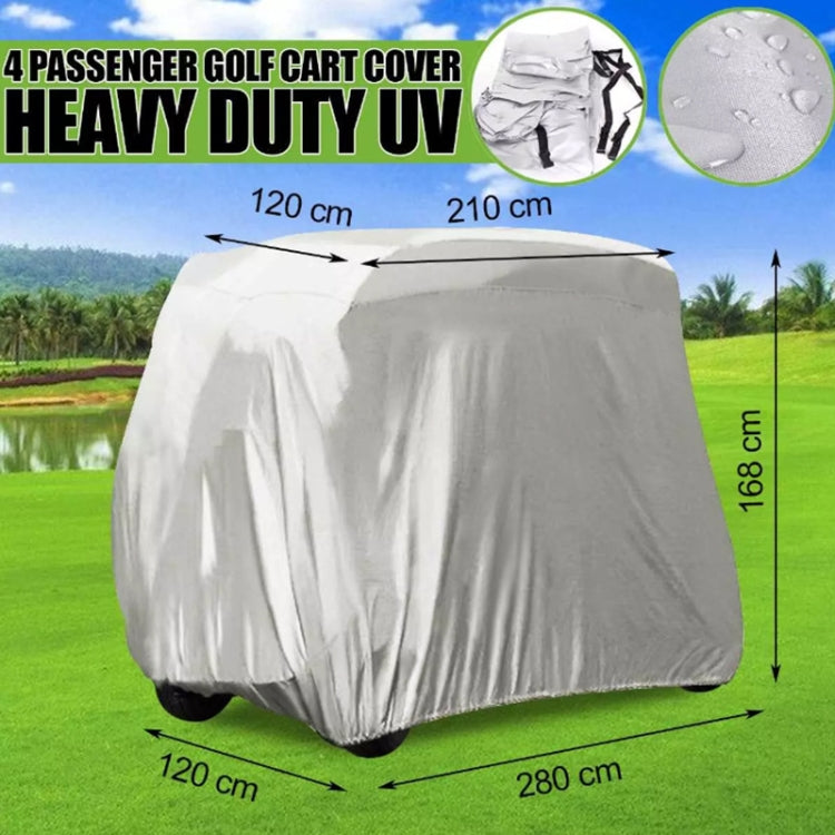 Golf Cart Sunscreen Rainproof Heat Insulation All Seasons Universal Dust Cover by buy2fix
