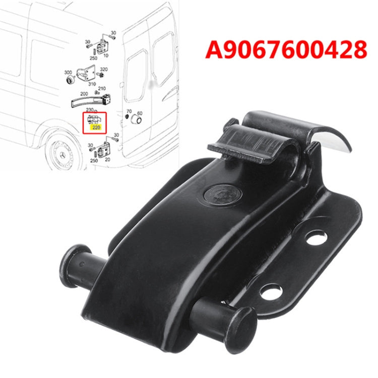 Car Door Hinge Check Strap Bracket A9067600428 for Mercedes-Benz by buy2fix