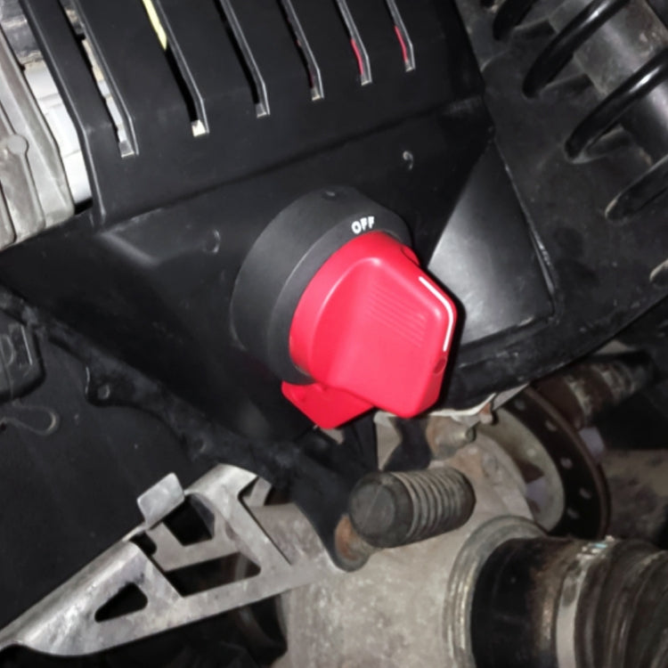 12V 300A Car Selector Isolator Disconnect Rotary Switch Cut (Red) by buy2fix