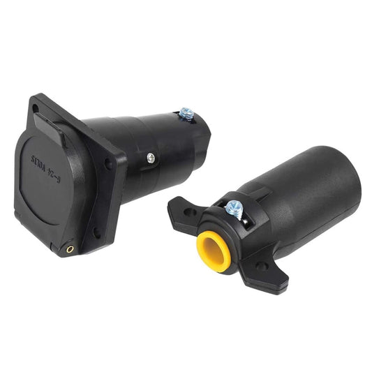 7-PIN 12V Trailer Plug American Flat Blade Connector Adapter - Terminal connectors by buy2fix | Online Shopping UK | buy2fix