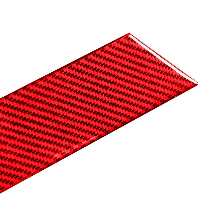 4 PCS Set for Honda CRV 2007-2011 Carbon Fiber Car Interior Door Panel Trim Decorative Sticker,Left and Right Drive Universal (Red) - Car Interior Mouldings by buy2fix | Online Shopping UK | buy2fix