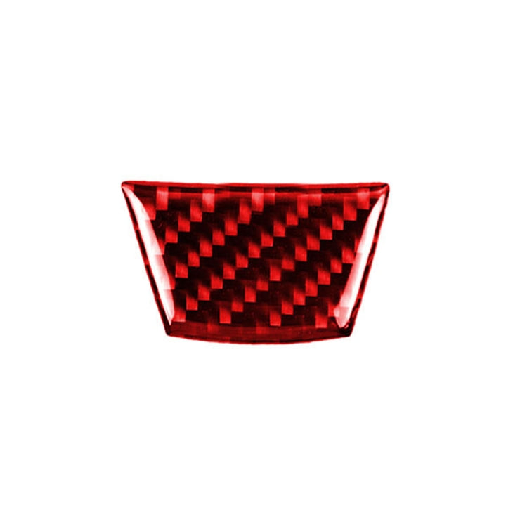 For BMW 3 Series E90 Little B Version Carbon Fiber Car Steering Wheel Decorative Sticker (Red) - Car Interior Mouldings by buy2fix | Online Shopping UK | buy2fix