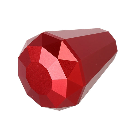 Universal Car Diamond Shape Metal Gear Shift Knob (Red) by buy2fix