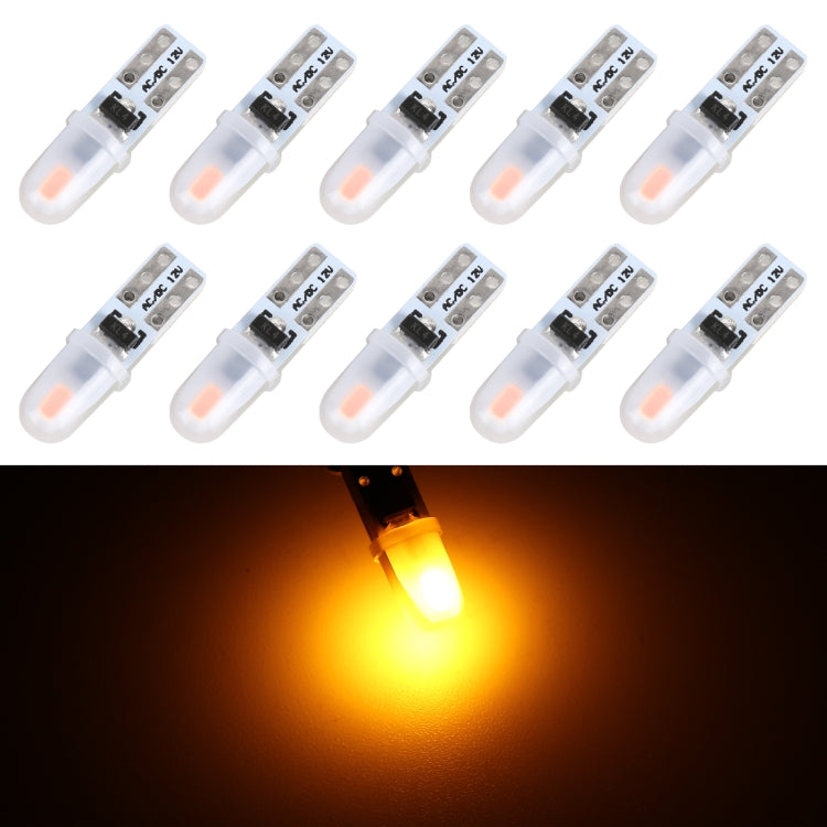 10 in 1 T5 Car Instrument Panel LED Decorative Light (Yellow Light) - Instrument Lights by buy2fix | Online Shopping UK | buy2fix