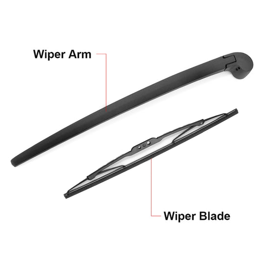 JH-AD06 For Audi A6 Avant 2005-2008 Car Rear Windshield Wiper Arm Blade Assembly 4F9 955 407 by buy2fix