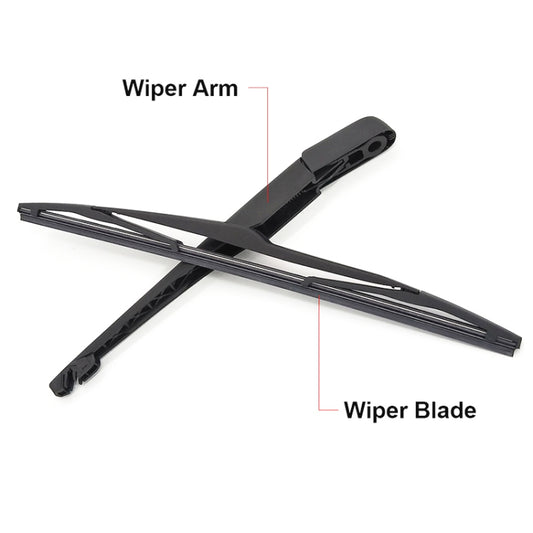 JH-BMW09 For BMW X3 E83 2004-2010 Car Rear Windshield Wiper Arm Blade Assembly 61 62 3 400 708 by buy2fix