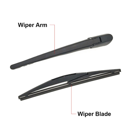 JH-HD14 For Honda Vezel 2015-2017 Car Rear Windshield Wiper Arm Blade Assembly 76720-T7J-H01 by buy2fix