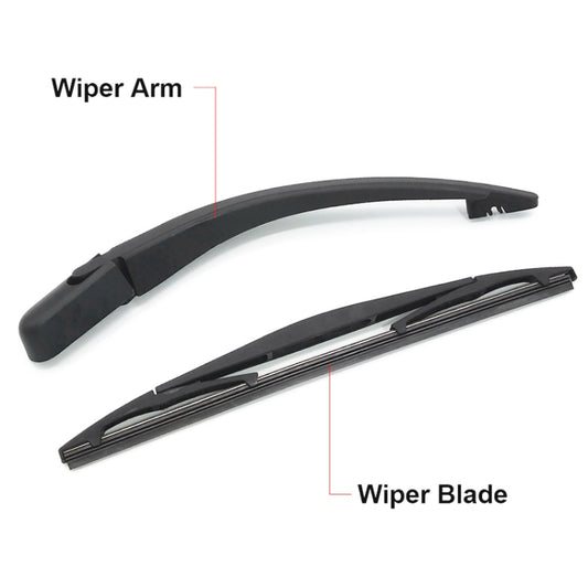 JH-PG02 For Peugeot 107 2005- Car Rear Windshield Wiper Arm Blade Assembly 6405V5 by buy2fix