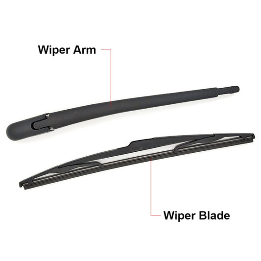 JH-PG05 For Peugeot 206 1998- Car Rear Windshield Wiper Arm Blade Assembly 6429R2 by buy2fix