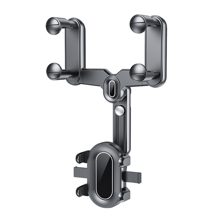 Snap-on Rearview Mirror Car Phone Holder In-Car Navigation Bracket - Universal Car Holders by buy2fix | Online Shopping UK | buy2fix