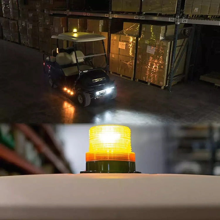 Car Solar Charging Warning Light (White) - Warning Lights by buy2fix | Online Shopping UK | buy2fix