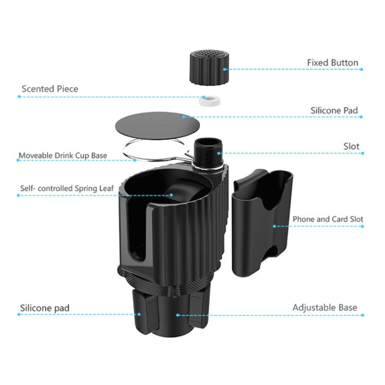 Car Beverage Rack Water Cup Mobile Phone Holder - Universal Car Holders by buy2fix | Online Shopping UK | buy2fix
