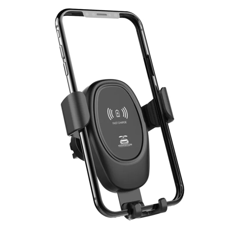 Car Wireless Charger Multifunctional Mobile Phone Wireless Charger Stand (Black) - Wireless Charger Holders by buy2fix | Online Shopping UK | buy2fix