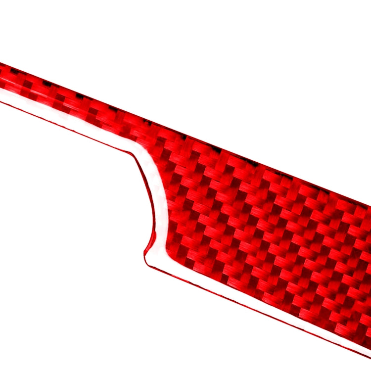 For Honda CRV 2007-2011 Carbon Fiber Car Co-pilot Center Control Trim Decorative Sticker,Left Drive (Red) - Car Interior Mouldings by buy2fix | Online Shopping UK | buy2fix