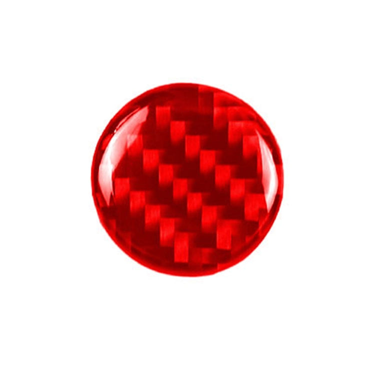 Car Carbon Fiber Multimedia Buttons Decorative Sticker for Mazda 3 / 6 / CX-9 / CX-5, Left and Right Drive (Red) - Car Interior Mouldings by buy2fix | Online Shopping UK | buy2fix