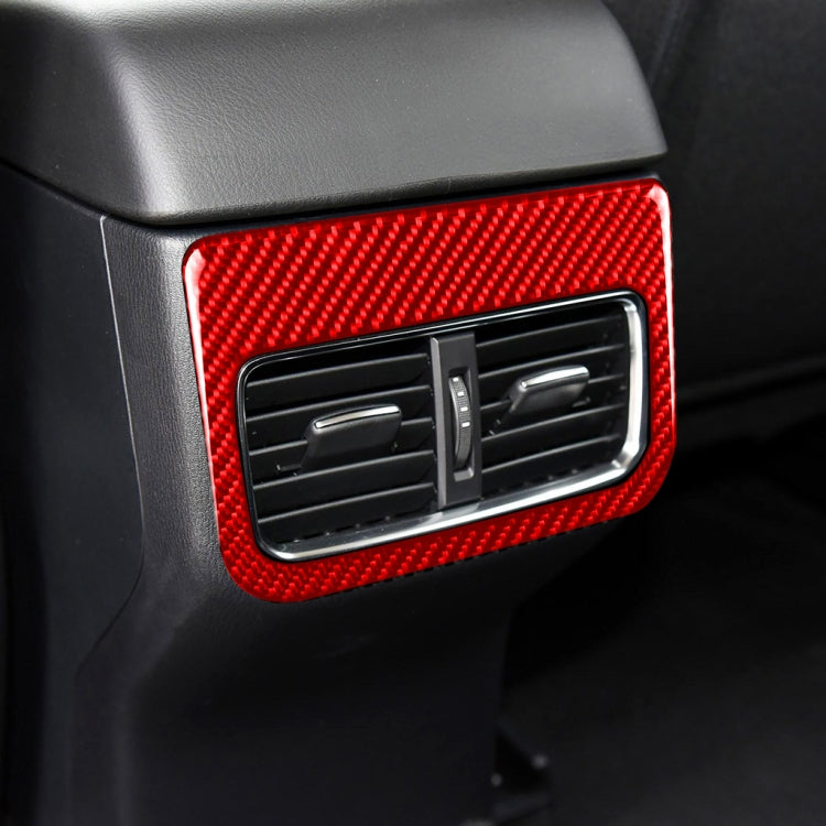 Car Carbon Fiber Rear Air Outlet Decorative Sticker for Mazda CX-5 2017-2018, Left and Right Drive (Red) - Car Interior Mouldings by buy2fix | Online Shopping UK | buy2fix