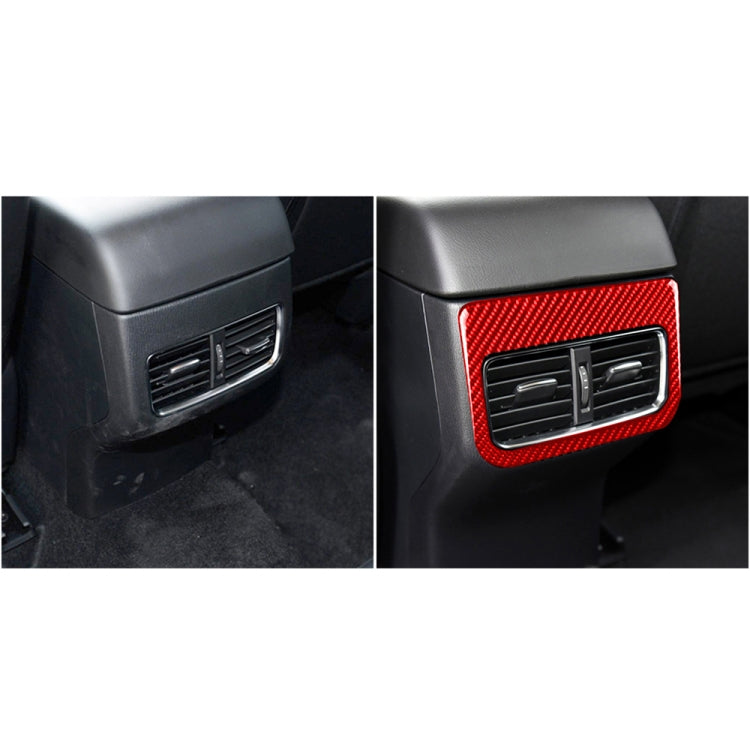 Car Carbon Fiber Rear Air Outlet Decorative Sticker for Mazda CX-5 2017-2018, Left and Right Drive (Red) - Car Interior Mouldings by buy2fix | Online Shopping UK | buy2fix