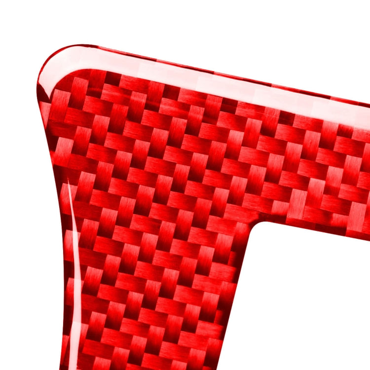 Car Carbon Fiber Handbrake Panel Decorative Sticker for Toyota RAV4 2006-2013, Right Drive (Red) - Car Interior Mouldings by buy2fix | Online Shopping UK | buy2fix