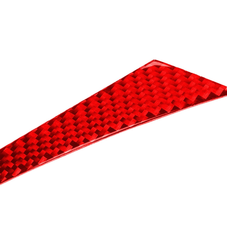 Car Carbon Fiber Dashboard Right Side Decorative Sticker for Infiniti Q50 2014-2020, Right Drive(Red) - Car Interior Mouldings by buy2fix | Online Shopping UK | buy2fix