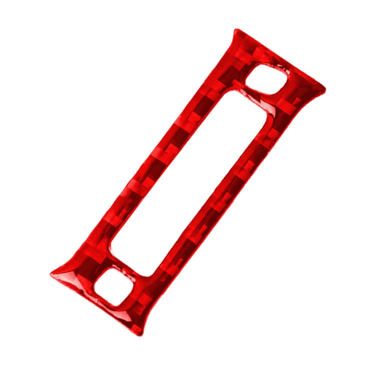 Car Carbon Fiber Rear Air Outlet Decorative Sticker for Infiniti Q50 2014-2020, Left and Right Drive(Red) - Car Interior Mouldings by buy2fix | Online Shopping UK | buy2fix