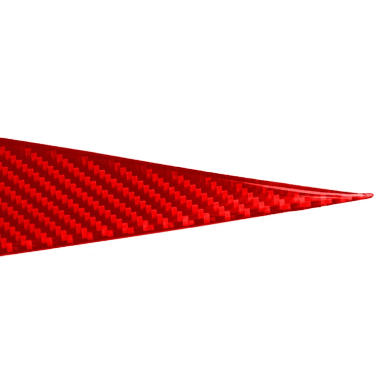 Car Carbon Fiber B Style Door Handle Panel Decorative Sticker for Infiniti Q50 2014-2020, Left Drive(Red) - Car Interior Mouldings by buy2fix | Online Shopping UK | buy2fix