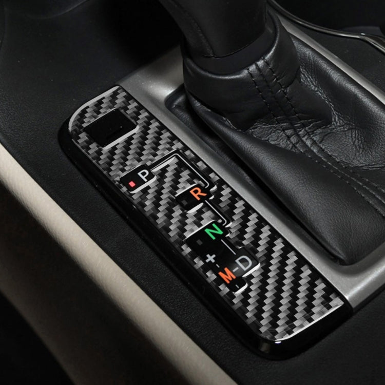 Car Carbon Fiber Gear Indicator Decorative Sticker for Toyota Highlander 2014-2019, Left Drive - Car Interior Mouldings by buy2fix | Online Shopping UK | buy2fix