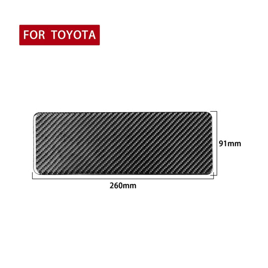 Car Carbon Fiber Steering Wheel Lower Panel Decorative Sticker for Toyota Highlander 2014-2019, Left Drive by buy2fix