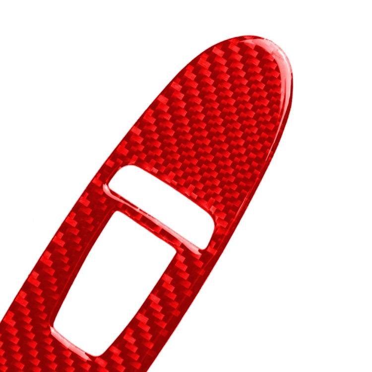 Car Carbon Fiber A Style Window Glass Lift Panel Decorative Sticker for Infiniti Q50 2014-2020, Right Drive (Red) - Steering Wheel Accessories by buy2fix | Online Shopping UK | buy2fix