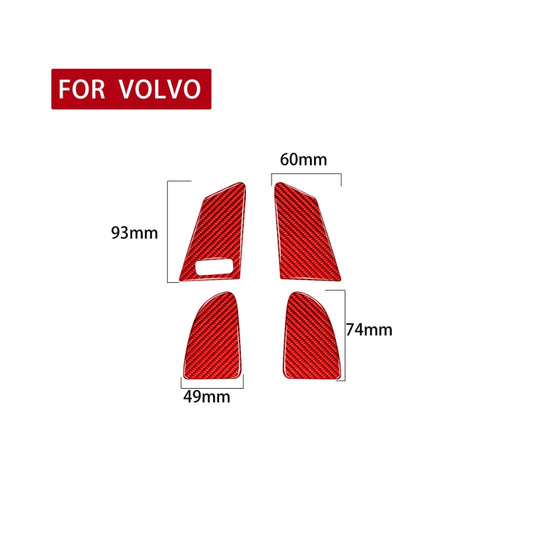 Car Window Lift Button A Decorative Sticker for Volvo V60 2010-2017, Left Drive by buy2fix