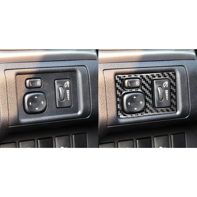 Car Carbon Fiber Dashboard Adjustment Frame Decorative Sticker for Lexus CT 2011-2017, Left Drive by buy2fix