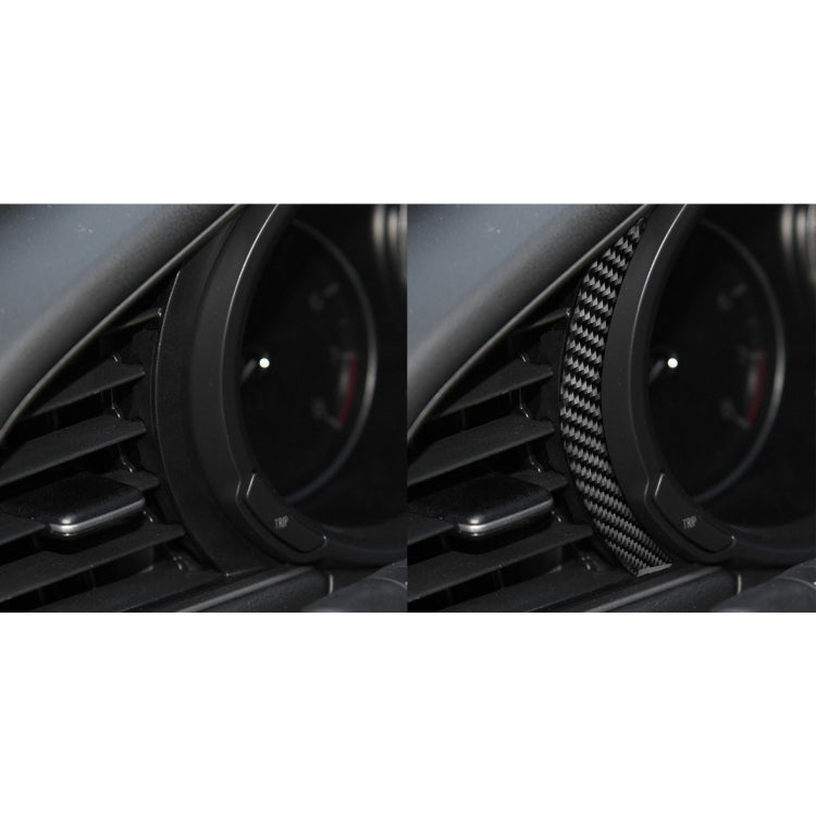 Car Carbon Fiber Dashboard Decorative Sticker for Mazda 3 Axela 2020, Left and Right Drive Universal by buy2fix