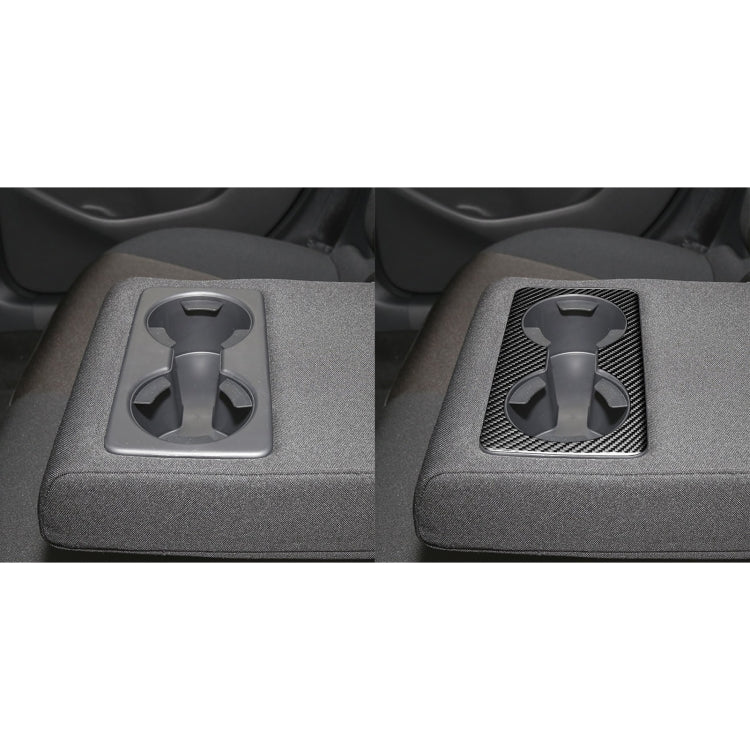 Car Carbon Fiber Rear Water Cup Decorative Sticker for Mazda 3 Axela 2020, Left and Right Drive by buy2fix